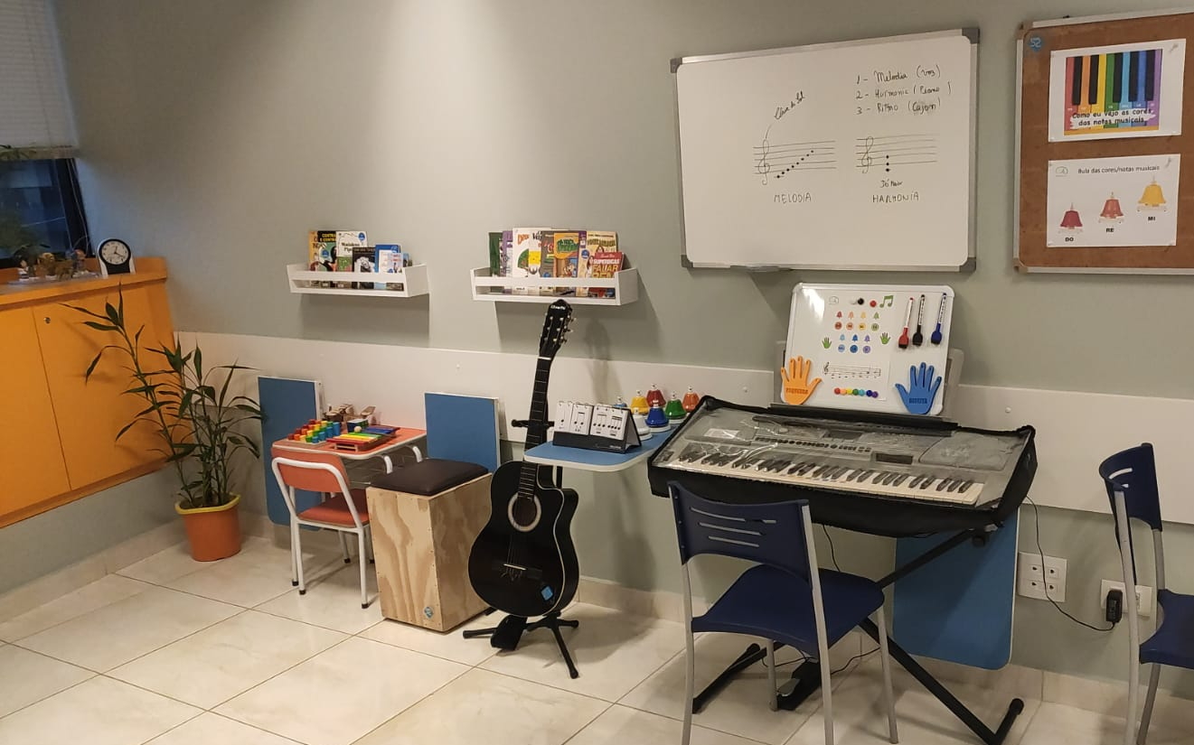 Sala de atividades - Música e Ritmo