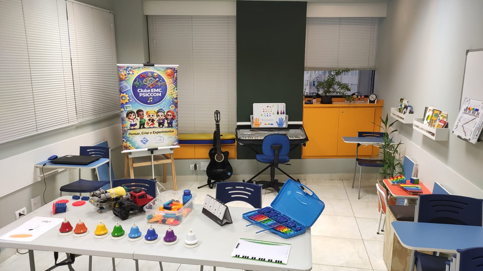 Sala de atividades - Materiais diversos